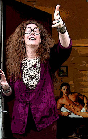 Endora met him at the door